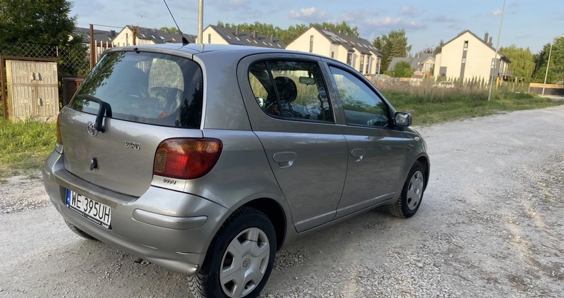 Toyota Yaris cena 12950 przebieg: 136300, rok produkcji 2004 z Warszawa małe 191